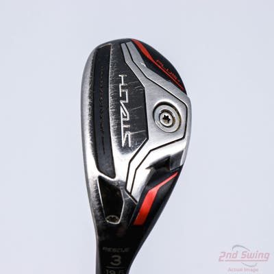 TaylorMade Stealth Plus Rescue Hybrid 3 Hybrid 19.5° Stock Steel Shaft Steel Stiff Left Handed 38.5in