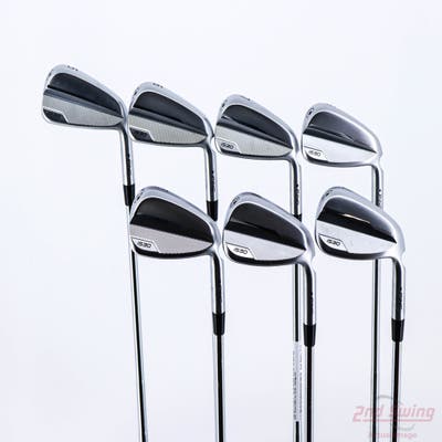 Ping i530 Iron Set 5-PW GW Dynamic Gold Mid 100 Steel Stiff Right Handed Black Dot 38.5in