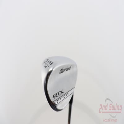 Cleveland RTX ZipCore Tour Satin Wedge Lob LW 58° 12 Deg Bounce Full Dynamic Gold Spinner TI Steel Wedge Flex Right Handed 35.5in