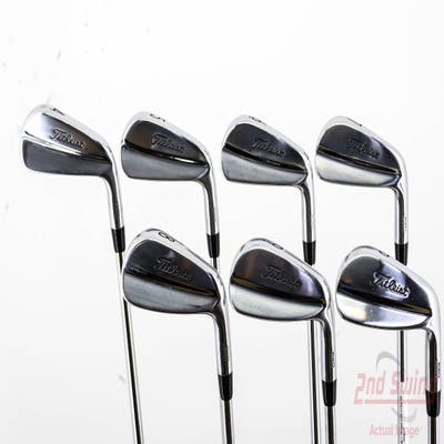 Titleist 620 MB Iron Set 4-PW Project X Rifle 6.0 Steel Stiff Right Handed 38.5in