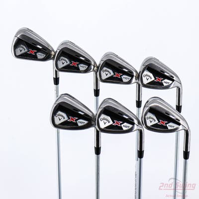 Callaway 2013 X Hot Iron Set 5-PW AW Callaway X Hot Graphite Graphite Regular Right Handed 38.0in