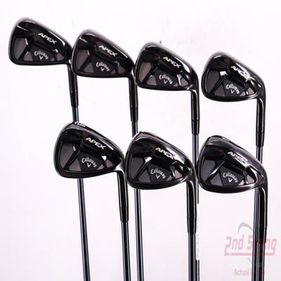 Callaway Apex 21 Black Iron Set 5-PW AW UST Mamiya Recoil 65 Dart Graphite Regular Right Handed 37.75in