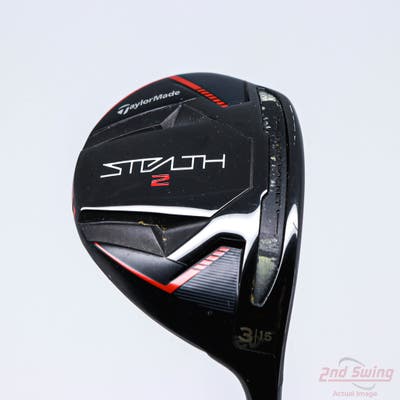 TaylorMade Stealth 2 Fairway Wood 3 Wood 3W 15° Fujikura Ventus Red TR 6 Graphite Stiff Right Handed 43.5in