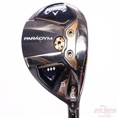 Callaway Paradym Triple Diamond Fairway Wood 3 Wood 3W 15° Mitsubishi Kai'li White 80 Graphite Stiff Right Handed 43.0in