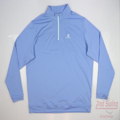 New W/ Logo Mens Peter Millar Long Sleeve XX-Large XXL Blue MSRP $145