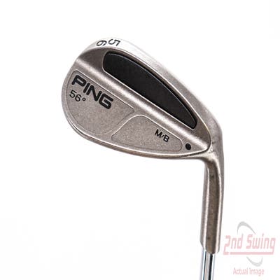 Ping MB Wedge Sand SW 56° Stock Steel Shaft Steel Wedge Flex Right Handed Black Dot 35.75in