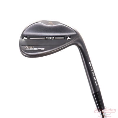 Cobra 2023 KING SB Black QPQ Wedge Gap GW 50° 8 Deg Bounce FST KBS Hi-Rev 2.0 125 Steel Stiff Right Handed 35.5in