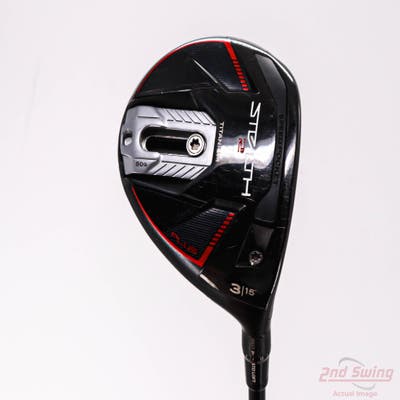 TaylorMade Stealth 2 Plus Fairway Wood 3 Wood 3W 15° Mitsubishi Kai'li Red 75 Graphite Stiff Right Handed 43.5in