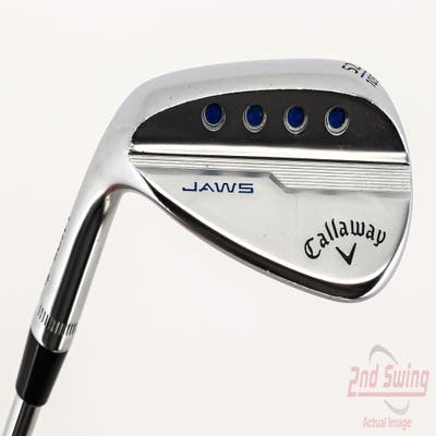 Callaway Jaws MD5 Platinum Chrome Wedge Gap GW 52° 10 Deg Bounce S Grind Callaway Stock Steel Steel Wedge Flex Left Handed 35.5in