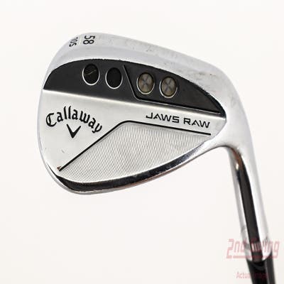 Callaway Jaws Raw Chrome Wedge Lob LW 58° 10 Deg Bounce S Grind Dynamic Gold Spinner TI Steel Wedge Flex Right Handed 35.25in