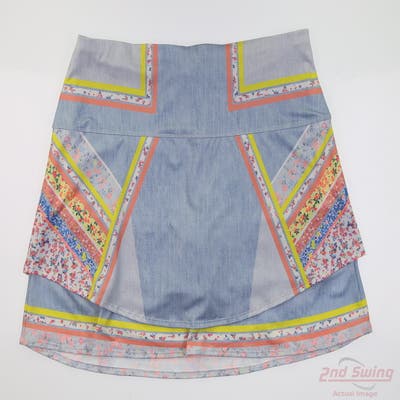 New Womens Lucky In Love Skort X-Large XL Multi MSRP $100