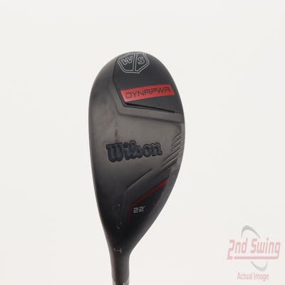 Mint Wilson Staff Dynapwr Hybrid 4 Hybrid 22° PX HZRDUS Smoke Red RDX 80 Graphite Stiff Left Handed 40.5in