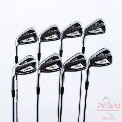 Titleist 714 AP2 Iron Set 4-PW True Temper Dynamic Gold S300 Steel Stiff Left Handed 39.25in