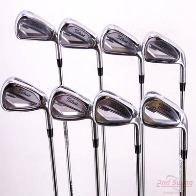 Titleist 2023 T350 Iron Set 4-PW AW True Temper AMT Red R300 Steel Regular Right Handed 38.25in