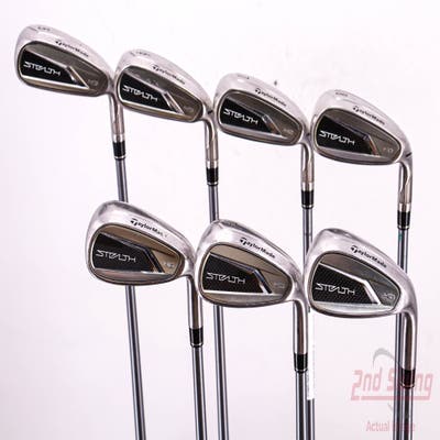 TaylorMade Stealth HD Iron Set 5-PW AW Fujikura Speeder NX 50 Graphite Regular Right Handed 38.0in