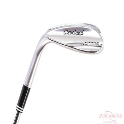 Cleveland RTX ZipCore Tour Satin Wedge Sand SW 56° 6 Deg Bounce Dynamic Gold Spinner TI Steel Wedge Flex Left Handed 36.0in