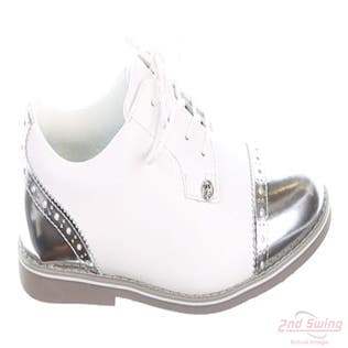 New Womens Golf Shoe G-Fore Gallivanter 8.5 White/Silver MSRP $225 G4LC20EF04