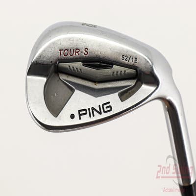 Ping Tour-S Chrome Wedge Gap GW 52° 12 Deg Bounce True Temper Dynamic Gold S300 Steel Stiff Right Handed Black Dot 36.0in