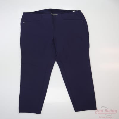 New Womens Ralph Lauren RLX Pants 8 x Navy Blue MSRP $168