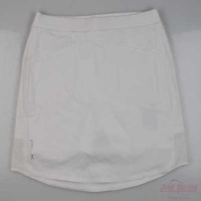 New Womens Ralph Lauren RLX Skort Large L White MSRP $145