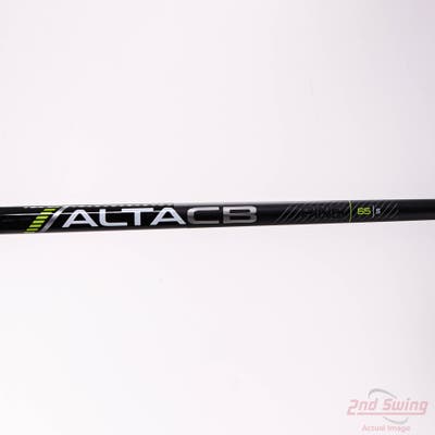 Used W/ Ping RH Adapter Ping ALTA CB 65 Black 65g Fairway Shaft Stiff 42.25in