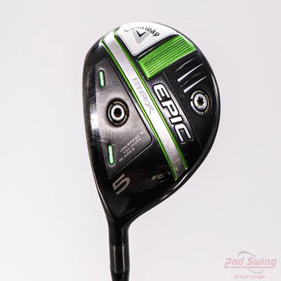 Callaway EPIC Max Fairway Wood 5 Wood 5W Project X EvenFlow Green 65 Graphite Stiff Left Handed 42.5in