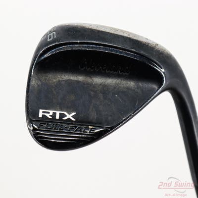 Cleveland RTX Full Face Black Satin Wedge Sand SW 56° 9 Deg Bounce Dynamic Gold Spinner TI Steel Wedge Flex Right Handed 35.5in