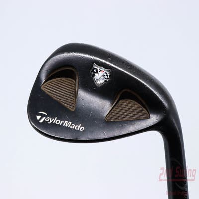 TaylorMade Rac Black TP Wedge Sand SW 56° 12 Deg Bounce True Temper Dynamic Gold Steel Stiff Right Handed 35.5in