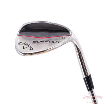 Callaway Sure Out Wedge Lob LW 58° FST KBS Tour 90 Steel Wedge Flex Right Handed 35.25in