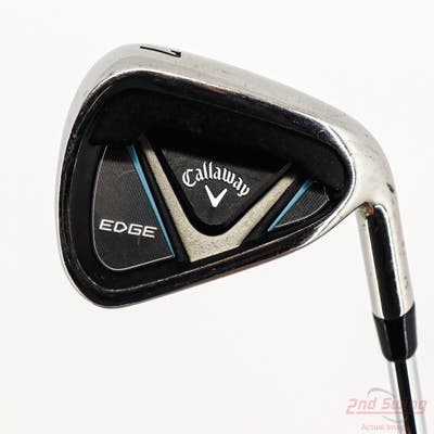 Callaway 2018 Edge Single Iron 7 Iron Callaway Stock Steel Steel Regular Right Handed 37.0in