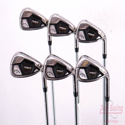 Callaway Rogue ST Max OS Lite Iron Set 6-PW AW FST KBS Max 80 Steel Regular Right Handed 37.25in