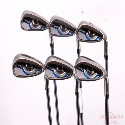 Ping Gmax Iron Set 6-PW GW Ping CFS Graphite Senior Right Handed Black Dot STD