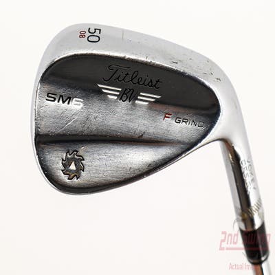 Titleist Vokey SM6 Tour Chrome Wedge Gap GW 50° 8 Deg Bounce F Grind SM6 BV Steel Wedge Flex Right Handed 36.0in