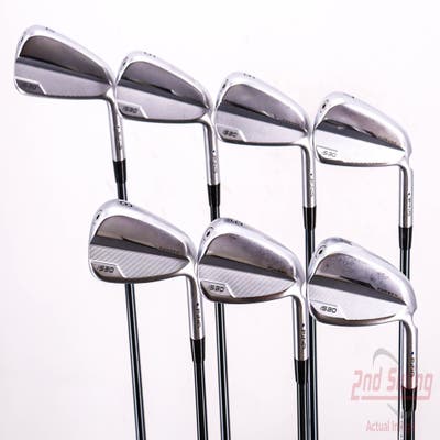 Ping i530 Iron Set 4-PW UST Mamiya Recoil 75 Dart Graphite Regular Right Handed Blue Dot 39.0in