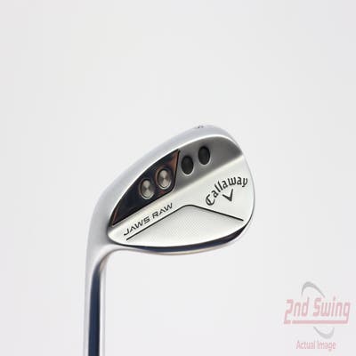 Callaway Jaws Raw Chrome Wedge Lob LW 60° 10 Deg Bounce S Grind Dynamic Gold Spinner TI Steel Wedge Flex Left Handed 34.75in