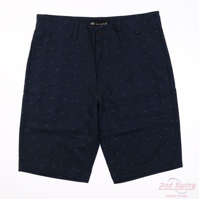 New Mens Travis Mathew Shorts 32 Blue MSRP $85