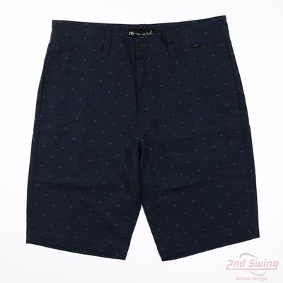 New Mens Travis Mathew Shorts 36 Blue MSRP $85