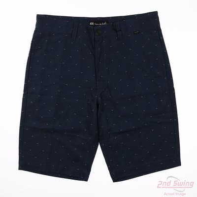 New Mens Travis Mathew Shorts 40 Blue MSRP $85