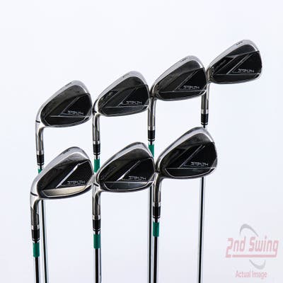 TaylorMade Stealth Iron Set 5-PW AW FST KBS MAX 85 MT Steel Regular Left Handed 38.5in