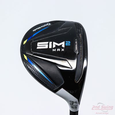 TaylorMade SIM2 MAX Fairway Wood 3 Wood HL 16.5° Fujikura Ventus Blue 5 Graphite Senior Right Handed 43.5in