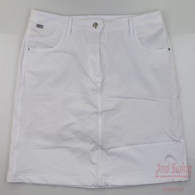 New Womens Nivo Sport Skort 10 White MSRP $91