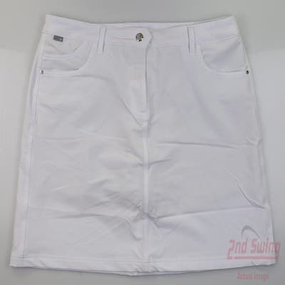 New Womens Nivo Sport Skort 12 White MSRP $91