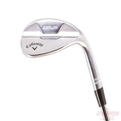 Callaway Opus Brushed Chrome Wedge Gap GW 50° 10 Deg Bounce S Grind Dynamic Gold Mid 115 Wedge Steel Wedge Flex Right Handed 35.25in