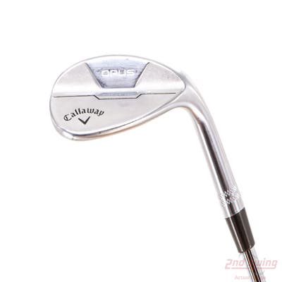 Callaway Opus Brushed Chrome Wedge Sand SW 56° 12 Deg Bounce S Grind Dynamic Gold Mid 115 Wedge Steel Wedge Flex Right Handed 35.0in