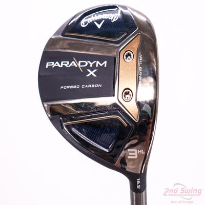 Callaway Paradym X Fairway Wood 3 Wood HL 16.5° PX HZRDUS Silver Gen4 60 Graphite Regular Right Handed 43.25in