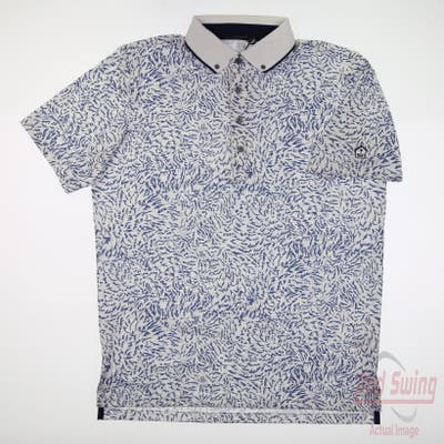 New W/ Logo Mens Greyson Polo Medium M Multi MSRP $118