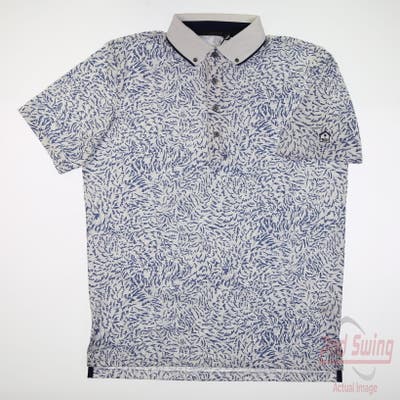 New W/ Logo Mens Greyson Polo Large L Multi MSRP $118