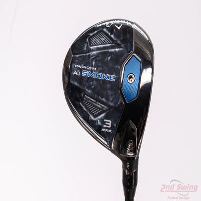 Mint Callaway Paradym Ai Smoke Max Fairway Wood 3 Wood 3W 15° MCA Tensei AV-XLINK Blue 65 Graphite Stiff Right Handed 43.25in