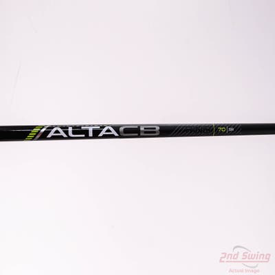 Used W/ Ping RH Adapter Ping ALTA CB 70 Black 70g Hybrid Shaft Senior 39.5in