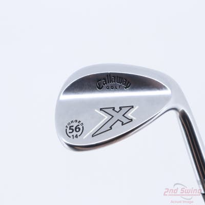 Callaway X Forged Chrome Wedge Sand SW 56° 14 Deg Bounce Callaway Stock Steel Steel Wedge Flex Right Handed 35.25in